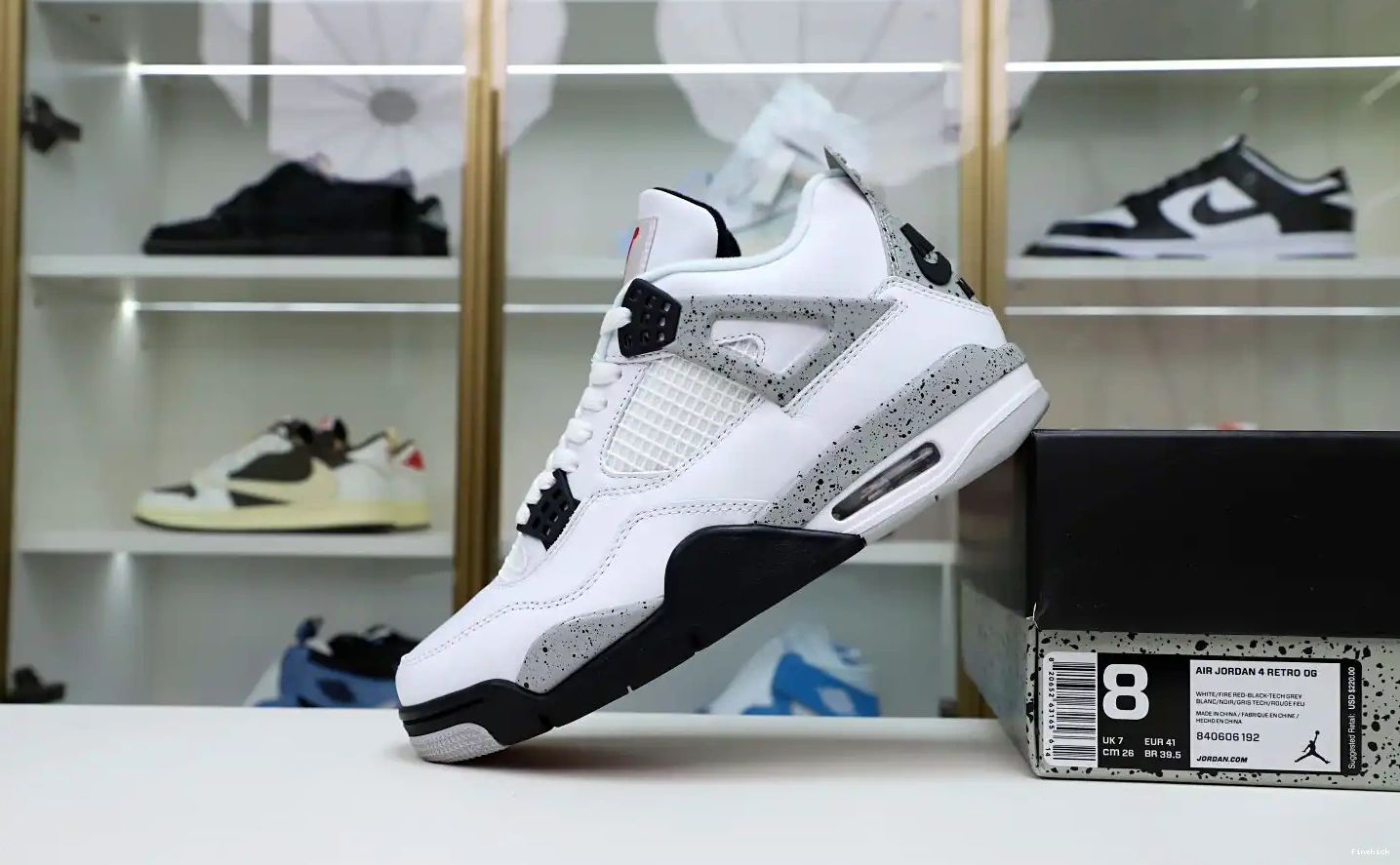 Air Retro White Cement 4 Jordan 0607